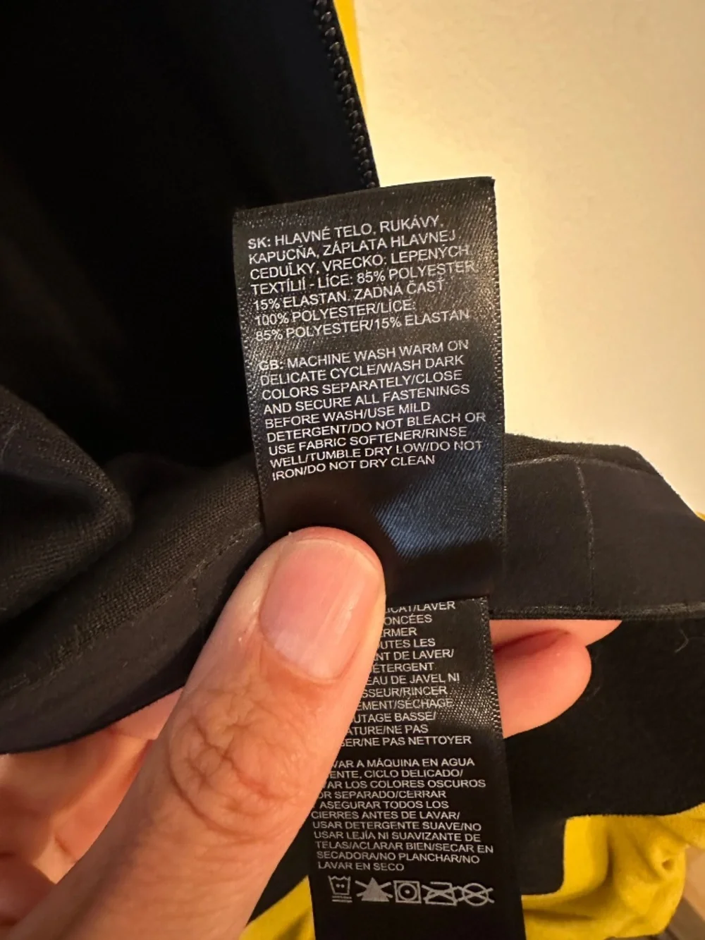 The North Face Apex Flex Gore-Tex Jacket Yellow Black Men's L